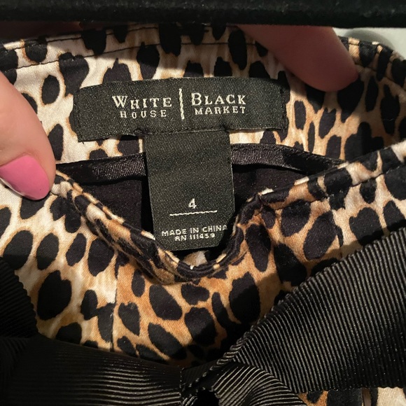 White House | Black Market Leopard Skirt - Picture 2 of 3